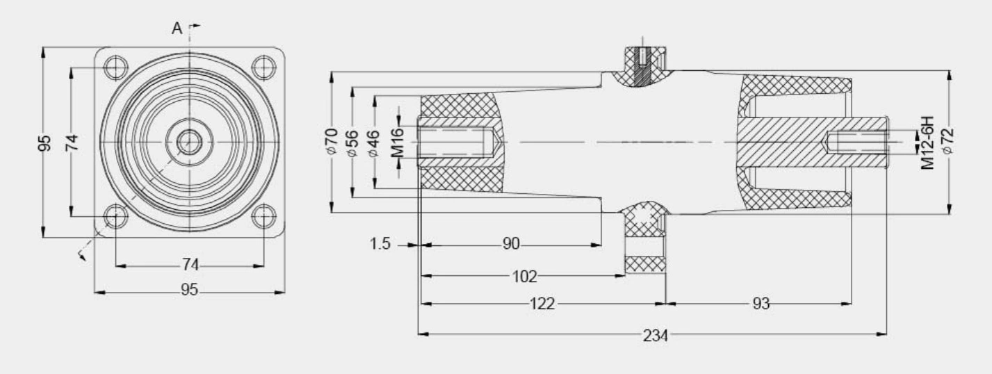 234 Square Casing