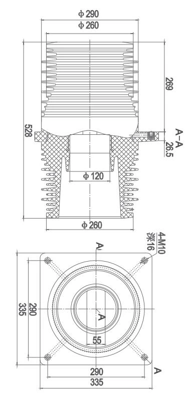 Bushing TGN40.5-528