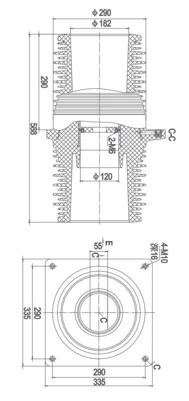 Bushing TGN40.5-588