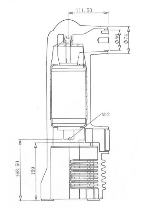12kV 275mm High Voltage Embedded Pole for Vacuum Circuit Breaker