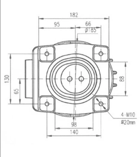 24KV 310mm High Voltage Embedded Pole for Vacuum Circuit Breaker EP24/2500-31.5